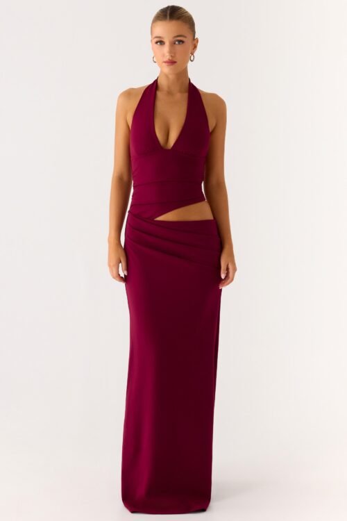 Almost Love Maxi Dress - Plum