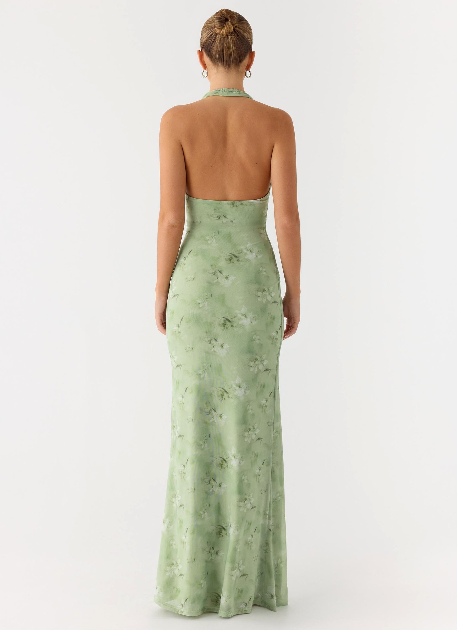Ask You Twice Maxi Dress - Blurred Lime - Image 4