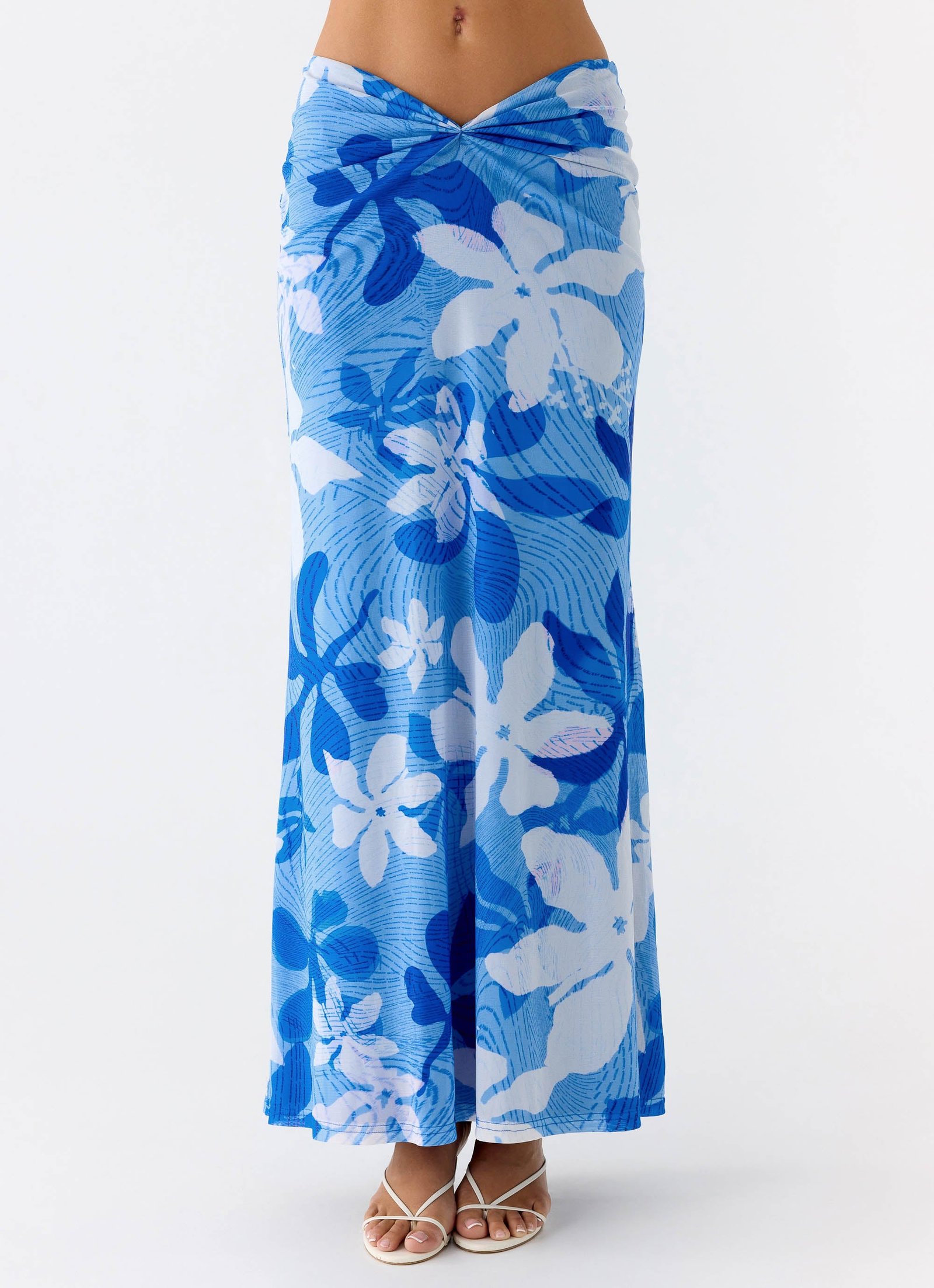 Briene Maxi Skirt - Sea Blue - Image 4