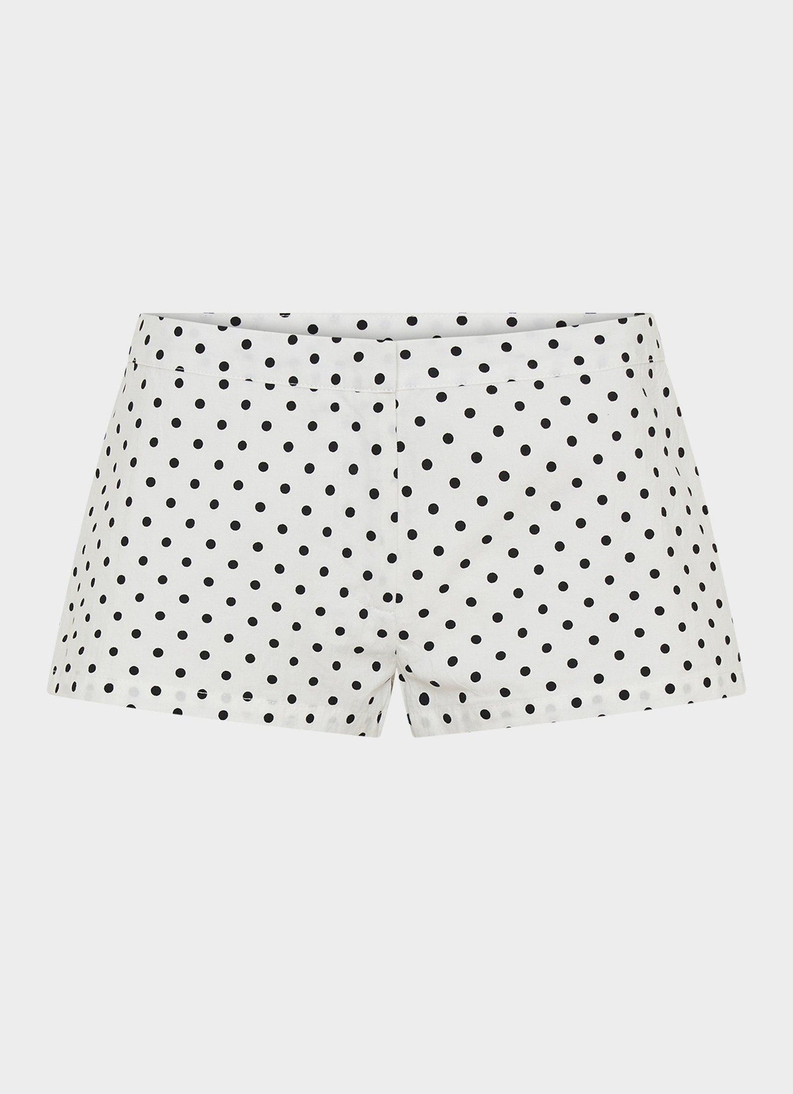 Coastline Mini Shorts - White Polka Dot - Image 9
