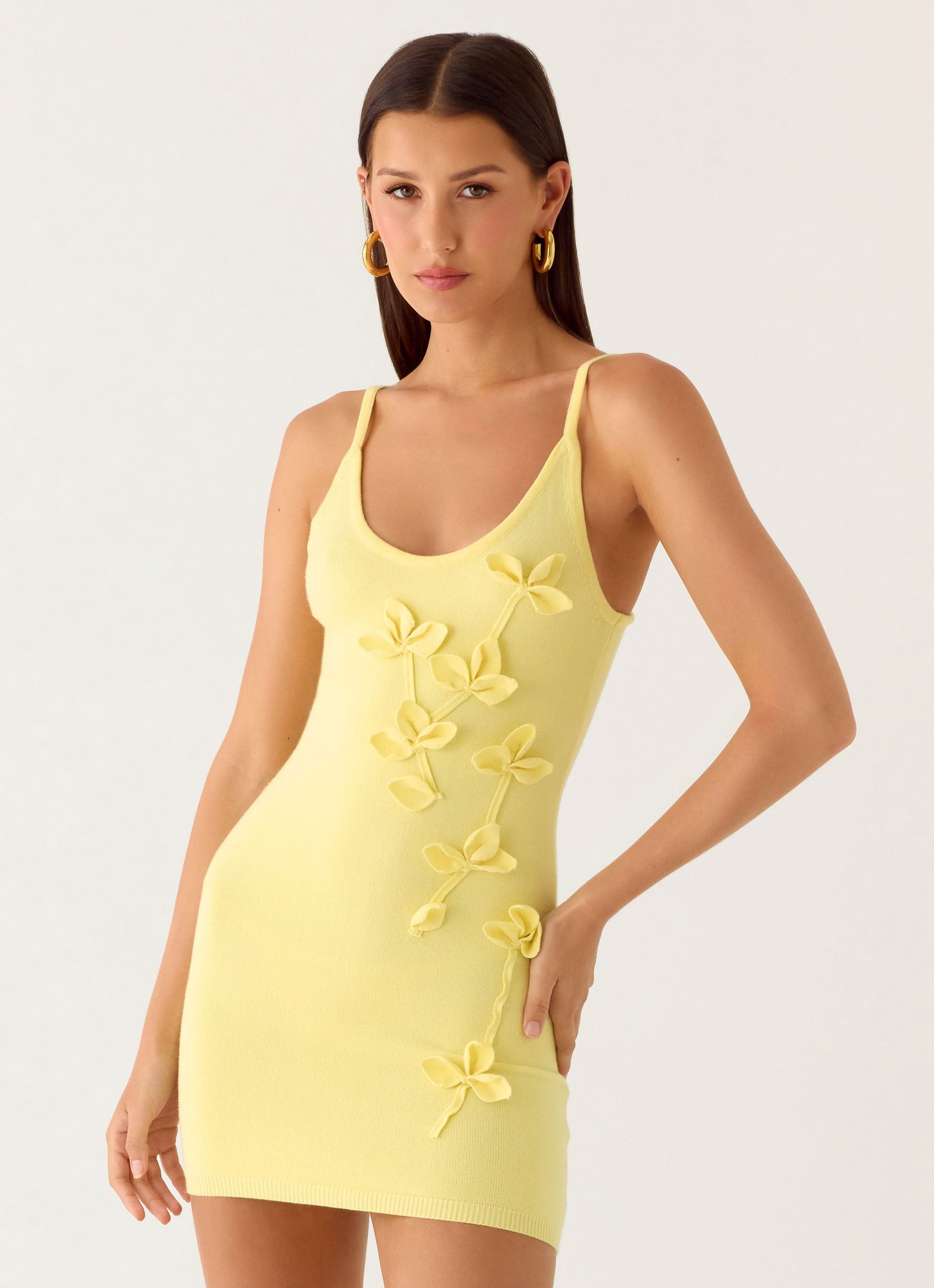 Cottesloe Mini Dress - Yellow - Image 4