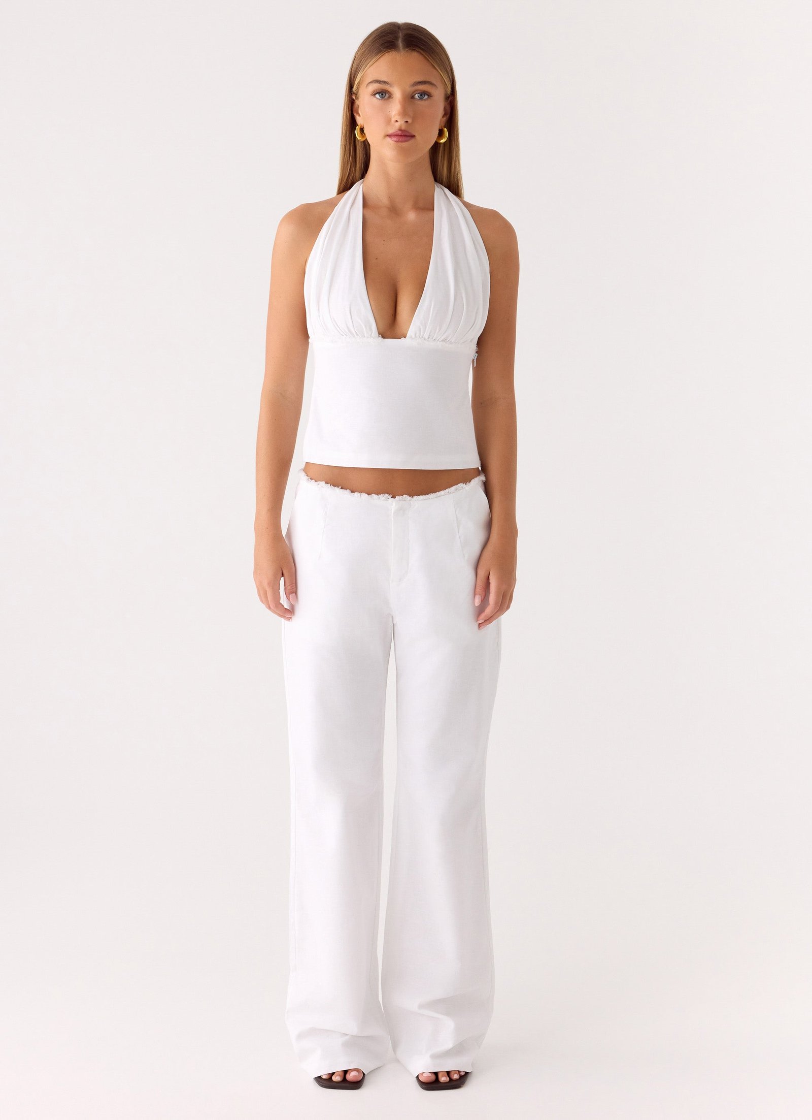 Josephina Halter Top - White - Image 4