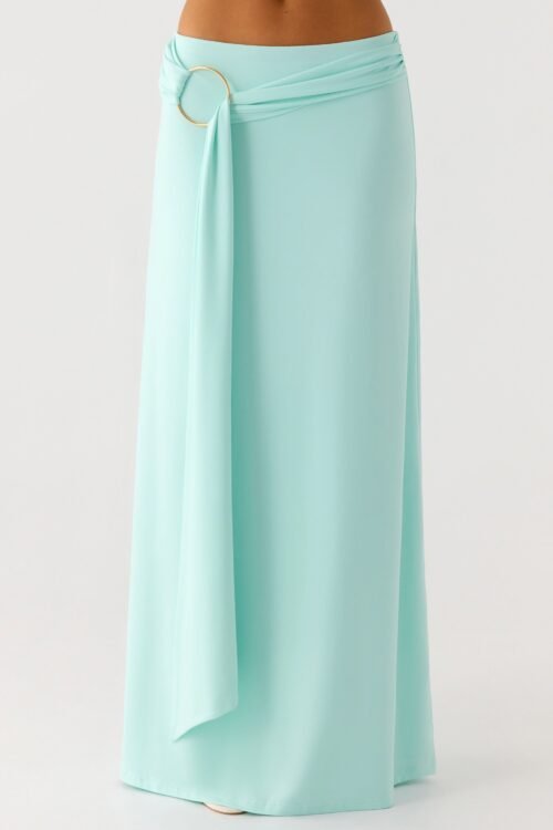 Ravi Maxi Skirt - Aqua