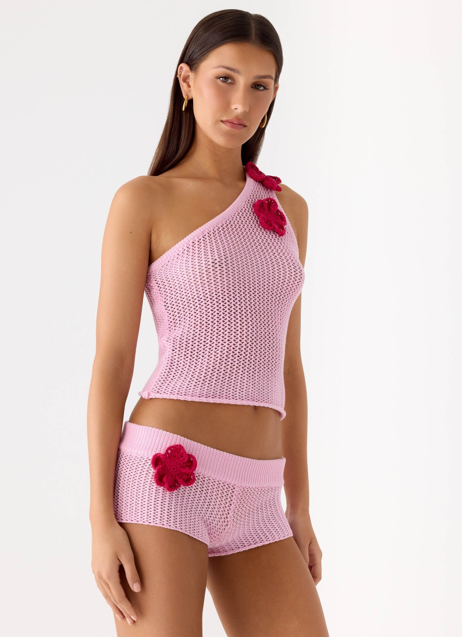 Sunray Shine Mini Shorts - Pink - Image 5